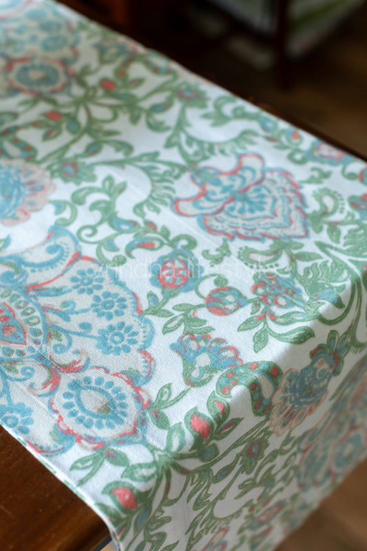 Cotton table runner 14x100  inches