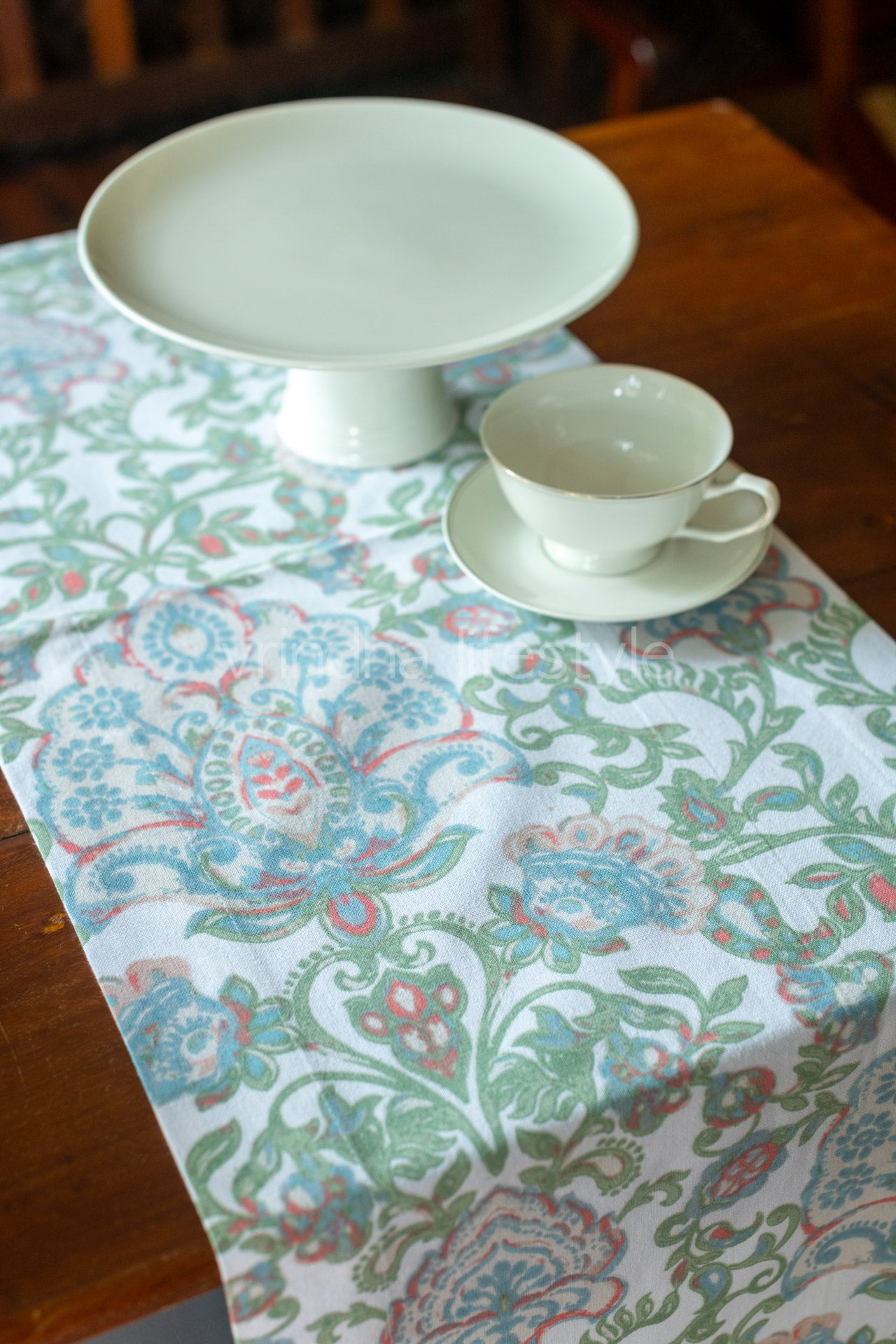 Cotton table runner 14x100  inches