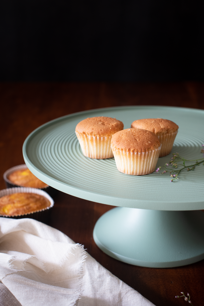 METAL CAKE STAND-Teal