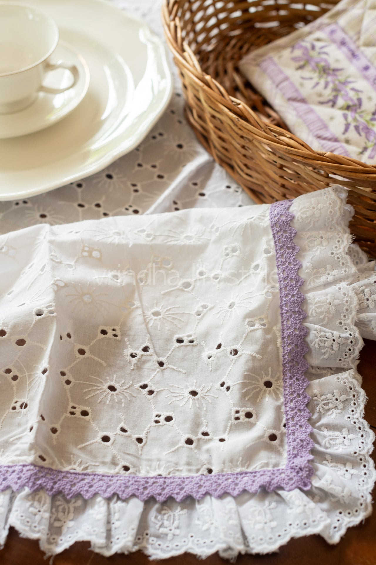 COTTON HAKOBA TABLE CLOTH-6seater-customisable