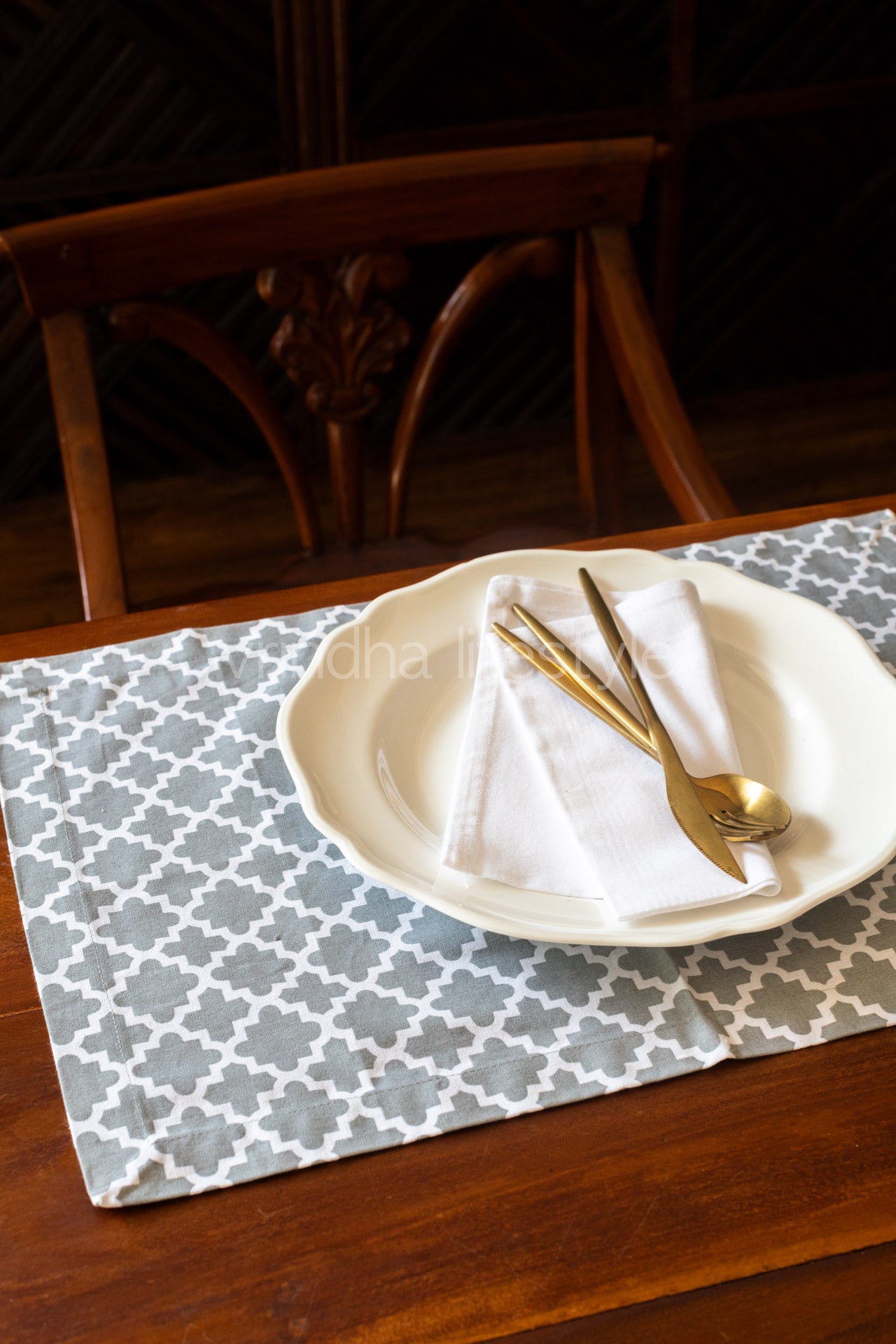 COTTON PLACEMATS -Set of 4 placemats