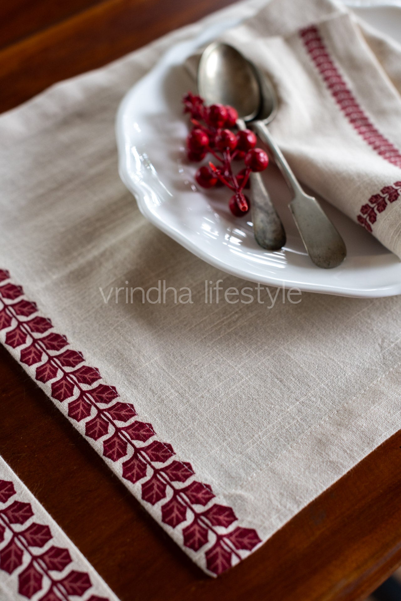 PRINTED PLACEMATS -Set of 6 placemats