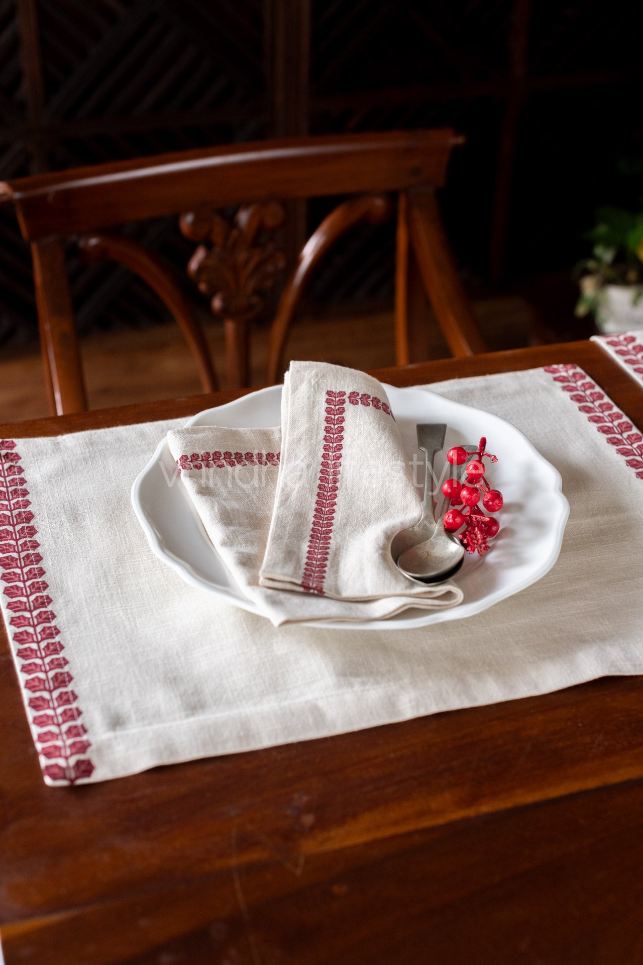 PRINTED PLACEMATS -Set of 6 placemats