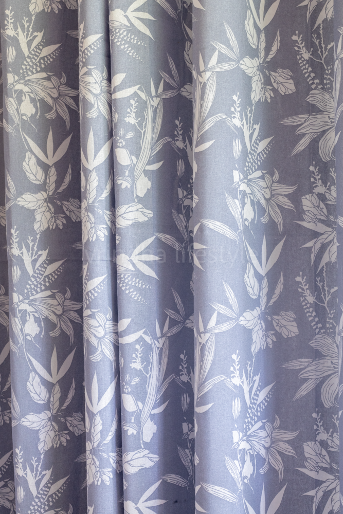 COTTON PRINTED CURTAIN-7.5 ft -Single unit