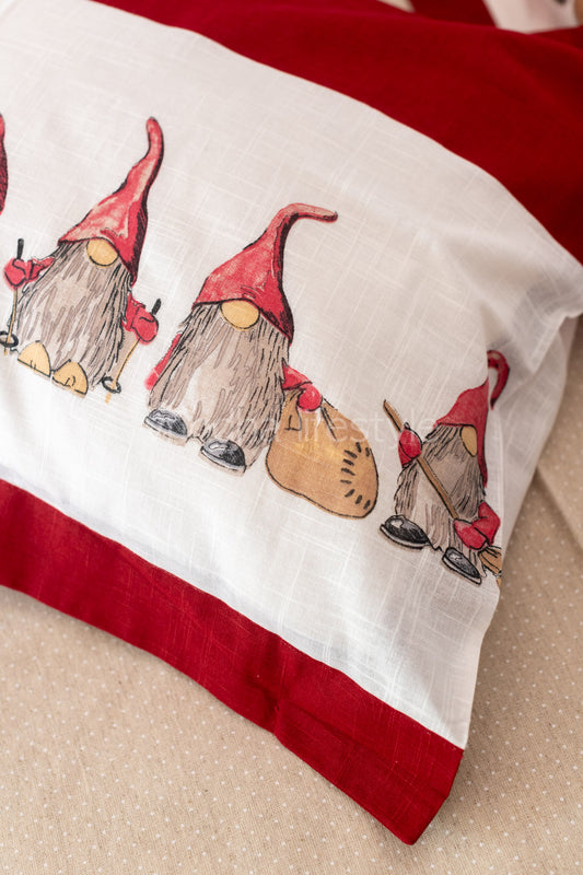 Printed cotton pillow cover-set of 2