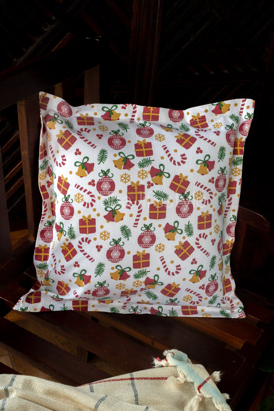 Printed cotton cushion cover-Single unit