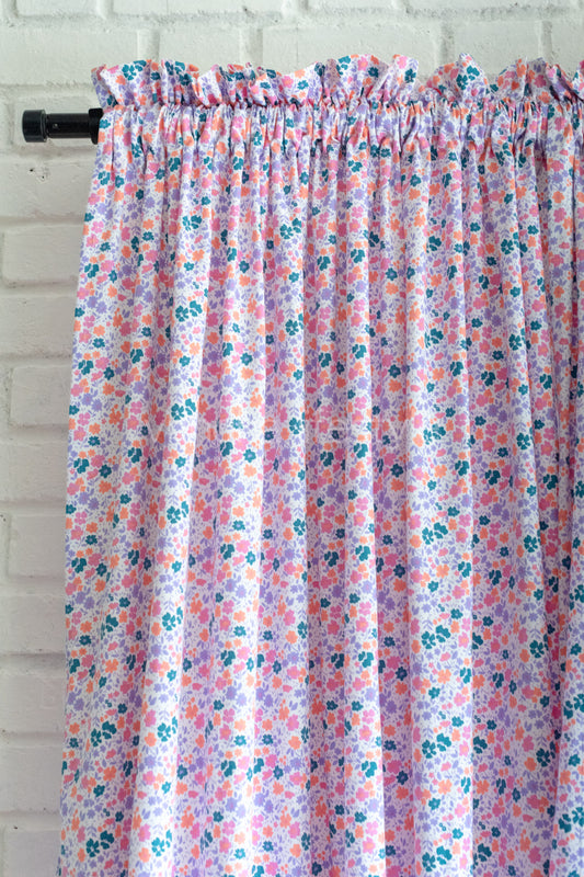 COTTON PRINTED OPAQUE CURTAINS-7 Feet-Single unit(customisable)