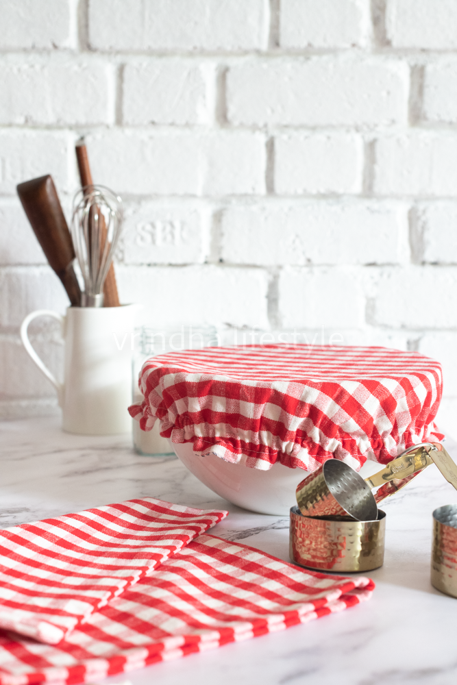 Bread makers set-Set of bowl cover and bread bag