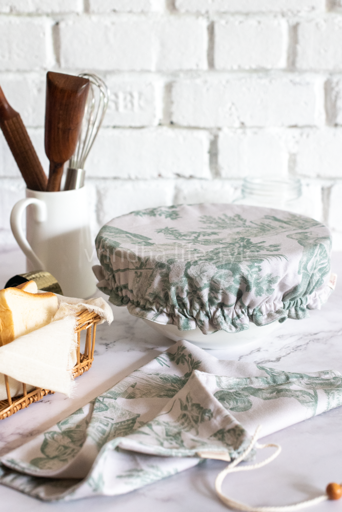 Bread makers set-Set of bowl cover and bread bag