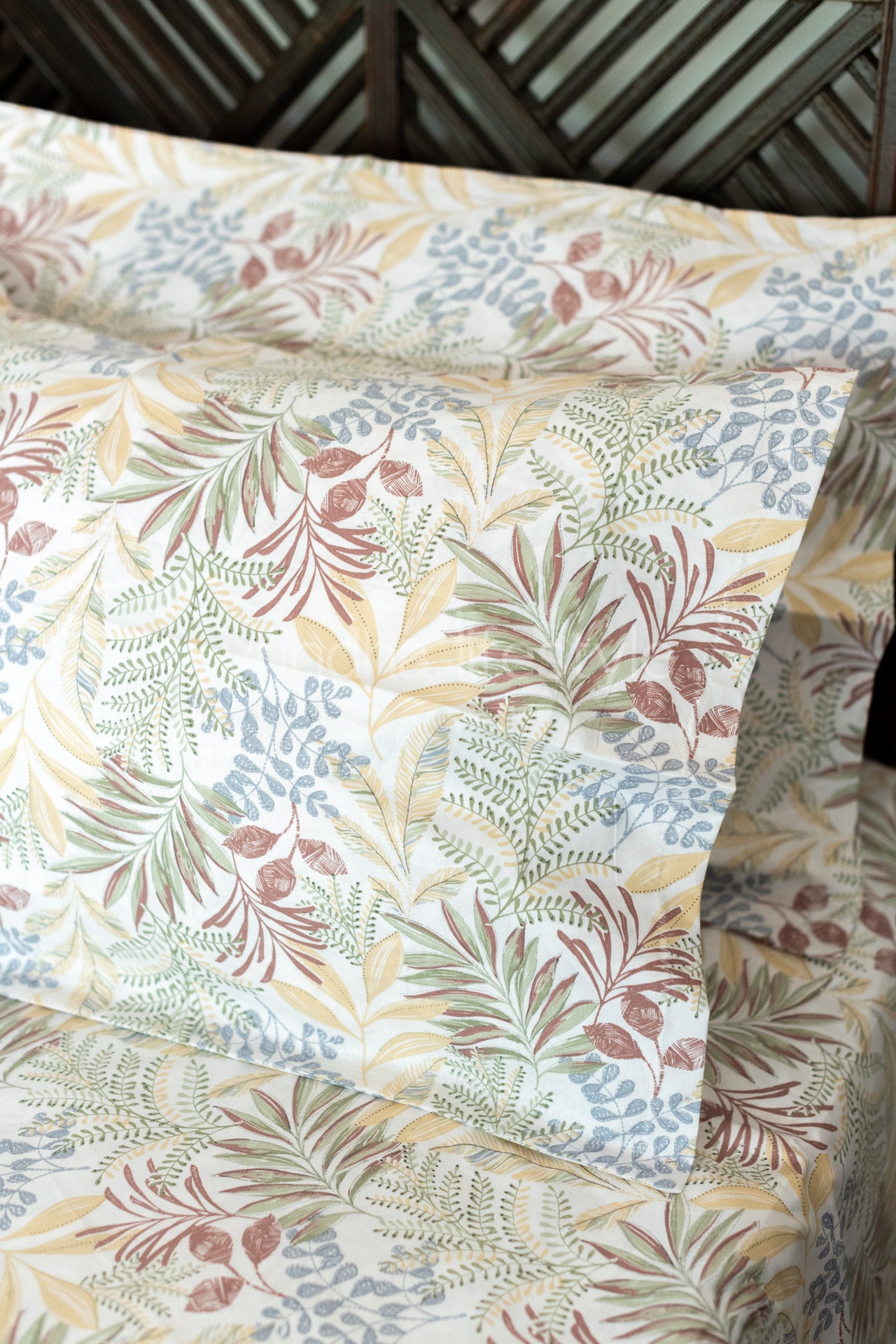 Printed percale cotton bedsheet -400 TC-Super King
