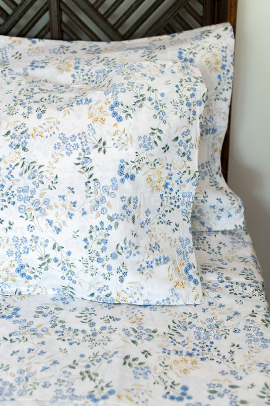 Printed percale cotton bedsheet -400 TC-Super King