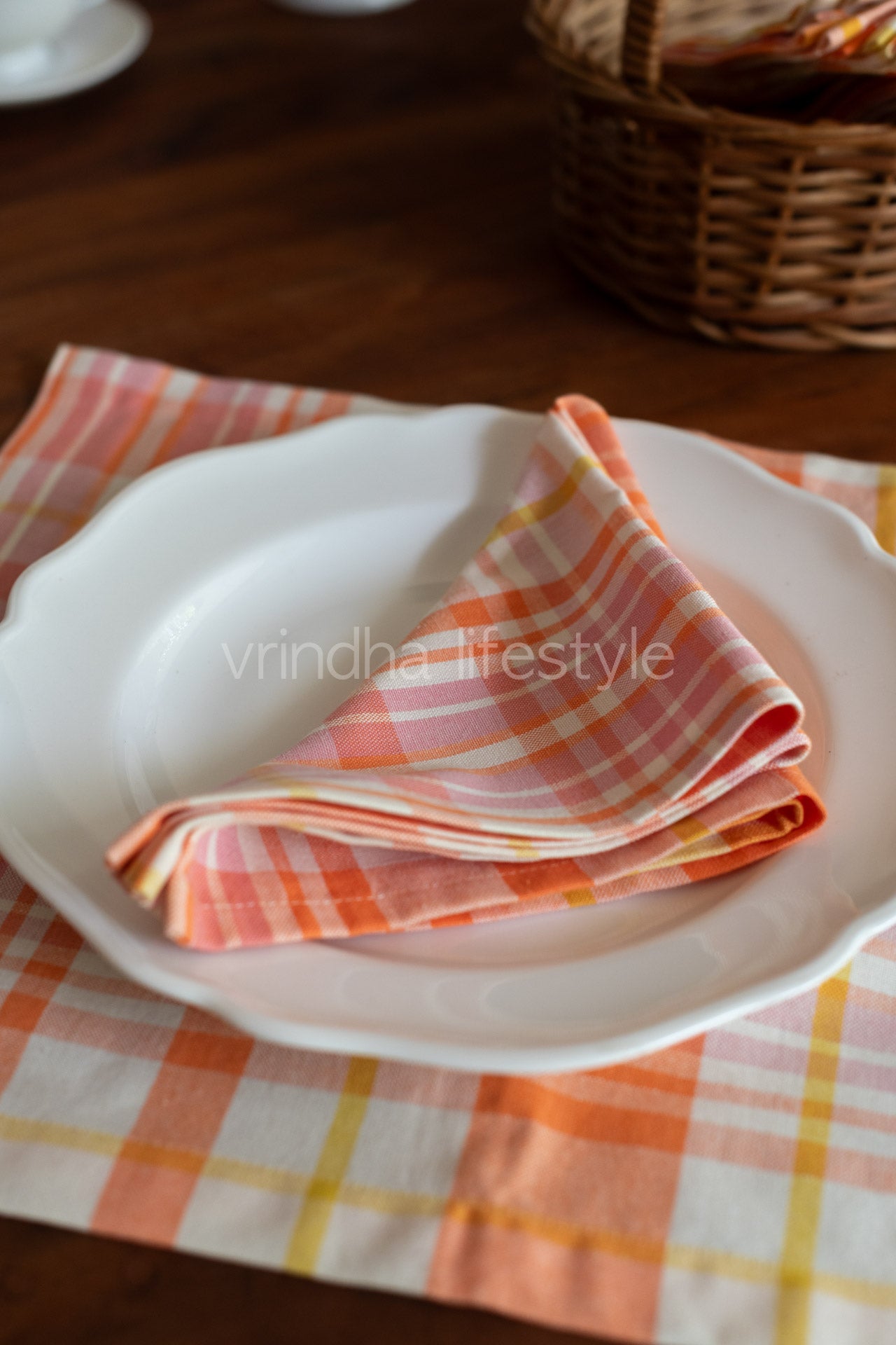 TABLE NAPKIN SET- Woven cotton Set of 6
