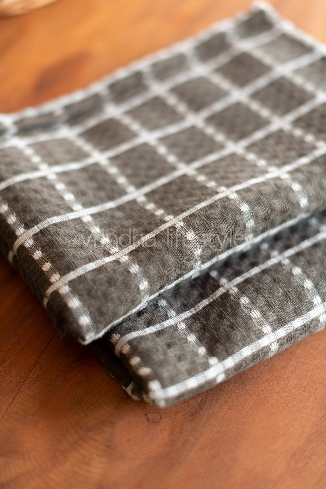 WOVEN COTTON BOLSTER COVERS-set of 2