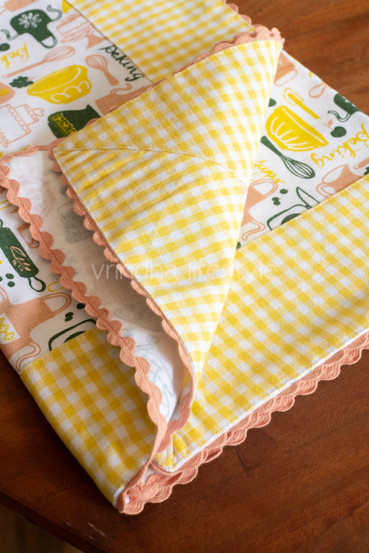 Printed table cloth -coffee table-30 inch x 30 inch -customisable