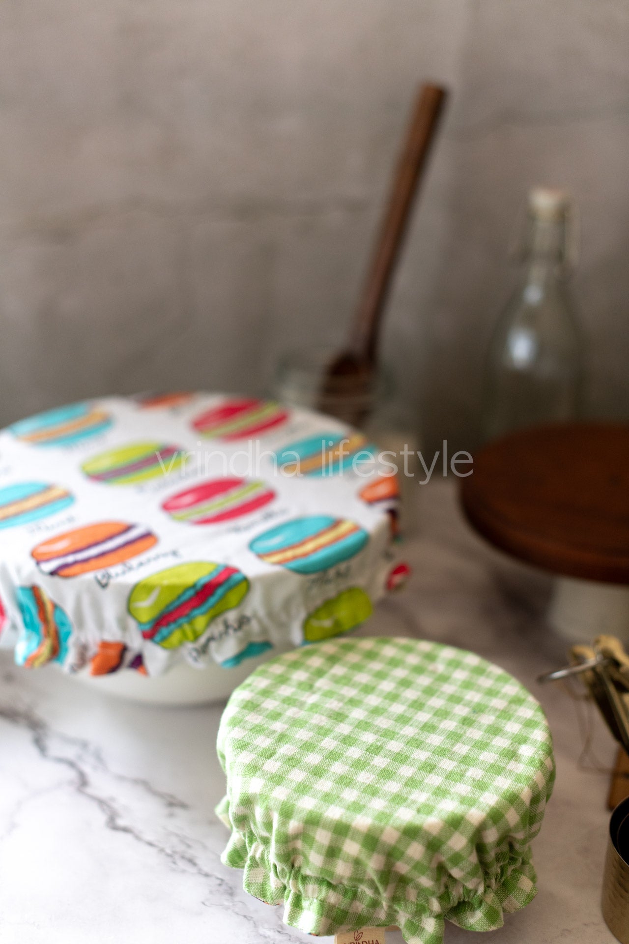 Fabric bowl covers-Set of 3 Small,Medium and Large