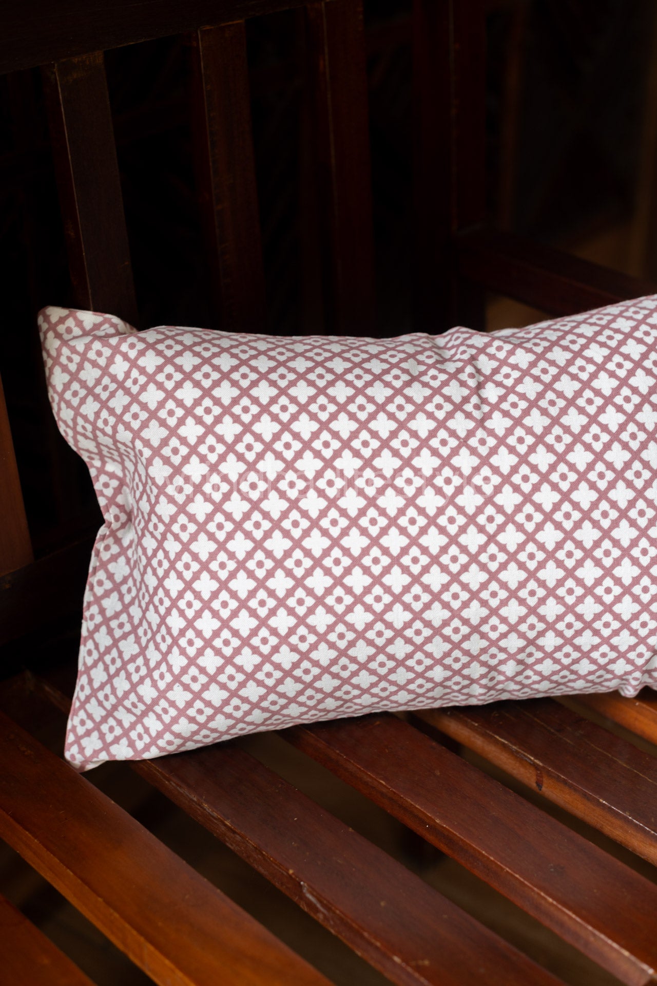 Cotton printed pre-filled cushion-12x18 inches
