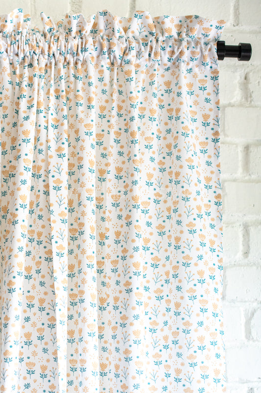 COTTON PRINTED OPAQUE CURTAINS-7 Feet-Single unit(customisable)