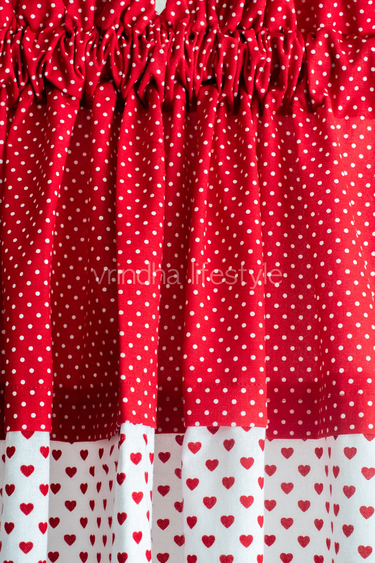 Printed  cotton curtain -7 ft /Rod pocket curtain-customisable