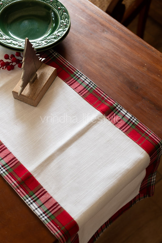 Cotton  table runner  -12.5x60  inches-customisable