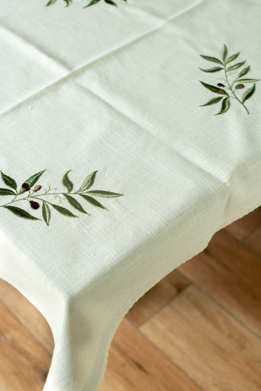 COFFEE TABLE CLOTH with embroidery -29x29 inches-customisable