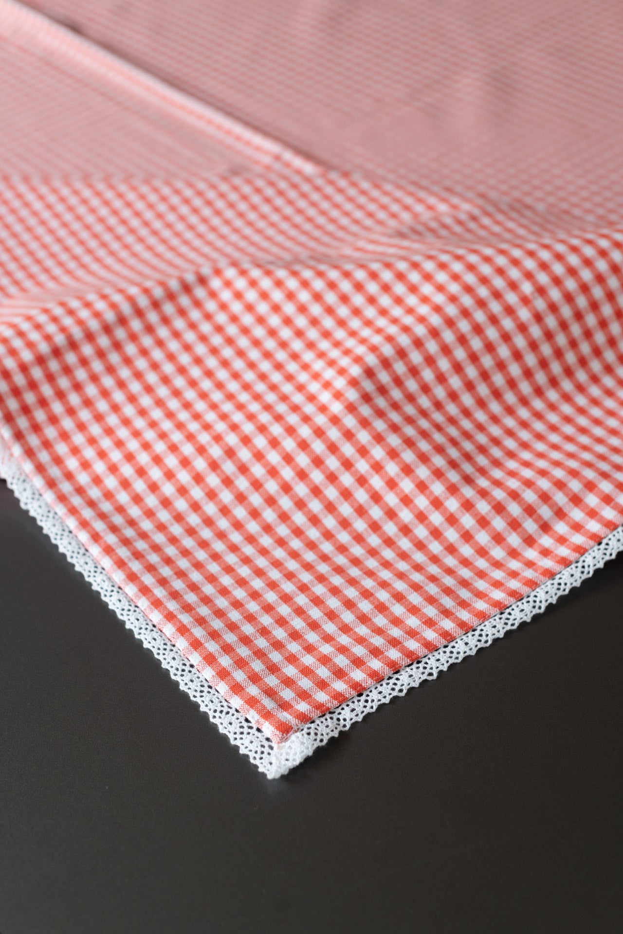 Cotton woven table cloth with lace detailing -4/6/8/10/12  seater/coffee table -customisable