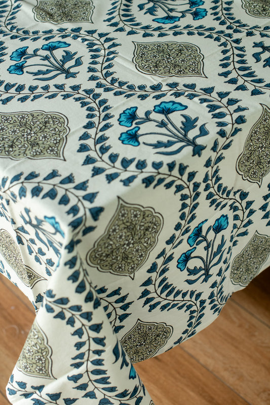 Screen printed table cloth -6 seater