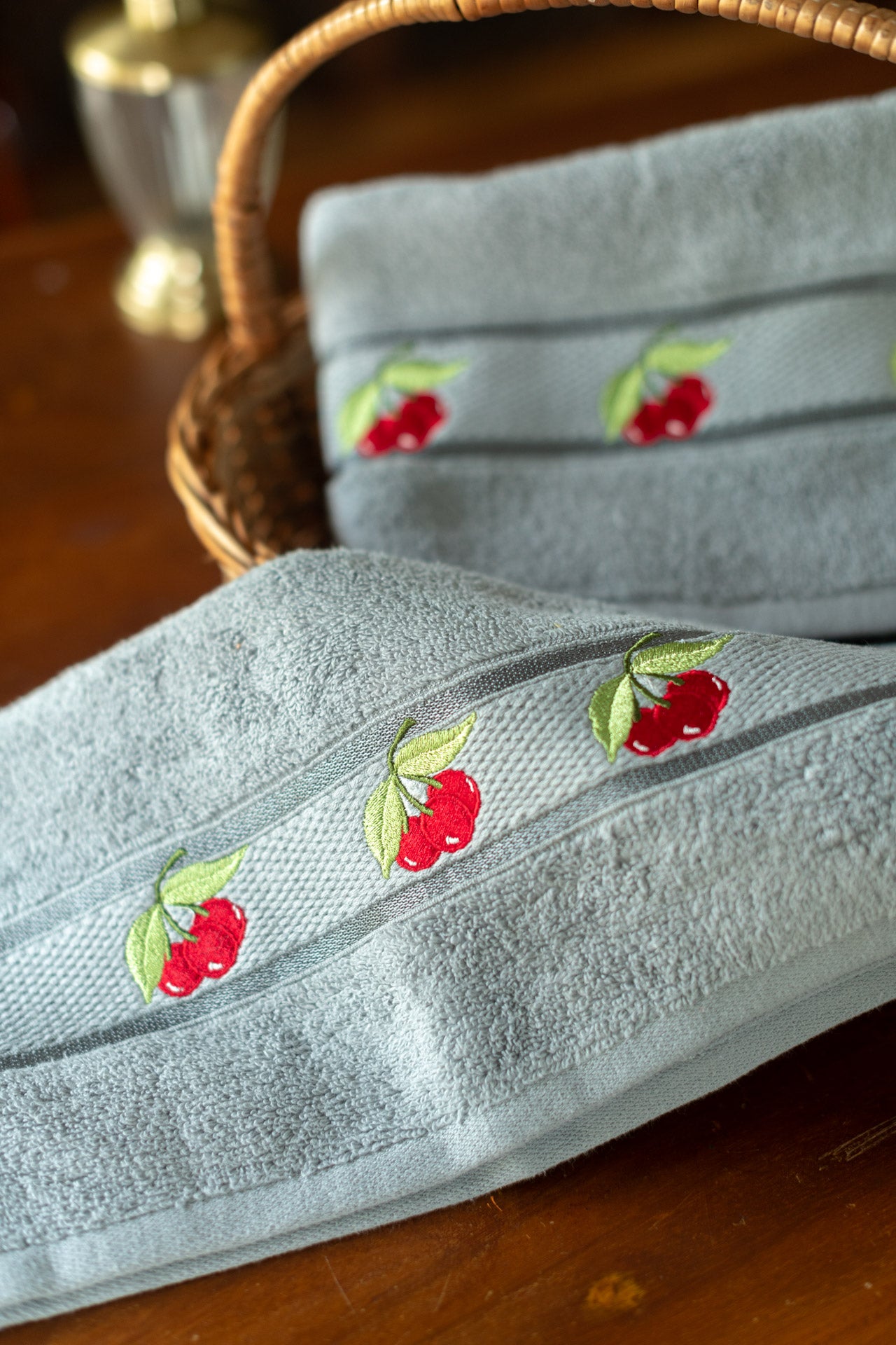 SOFT HAND TOWEL with embroidery -16x26 inches( single unit)