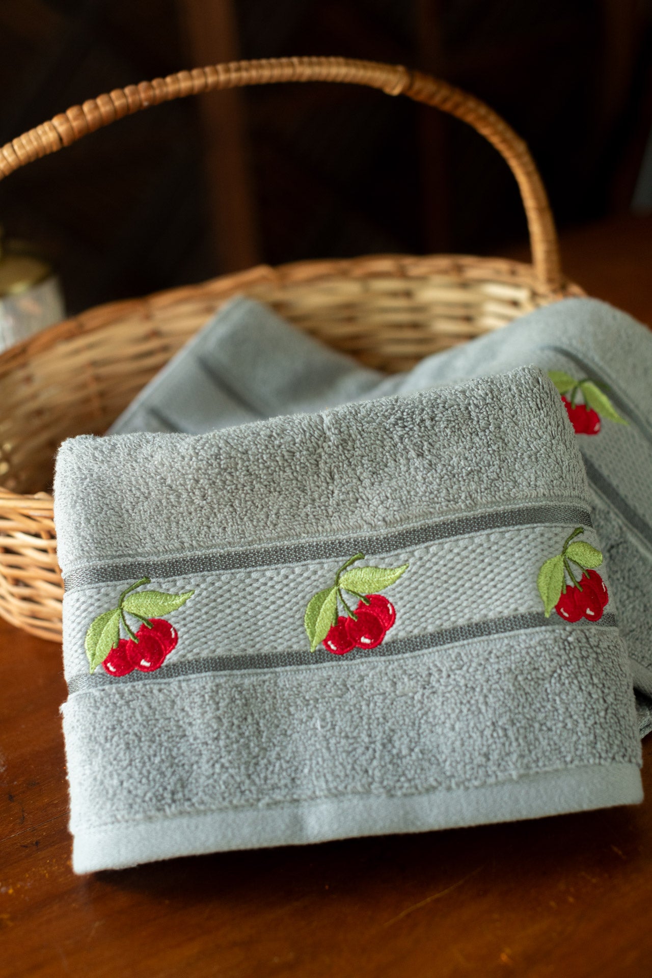 SOFT HAND TOWEL with embroidery -16x26 inches( single unit)