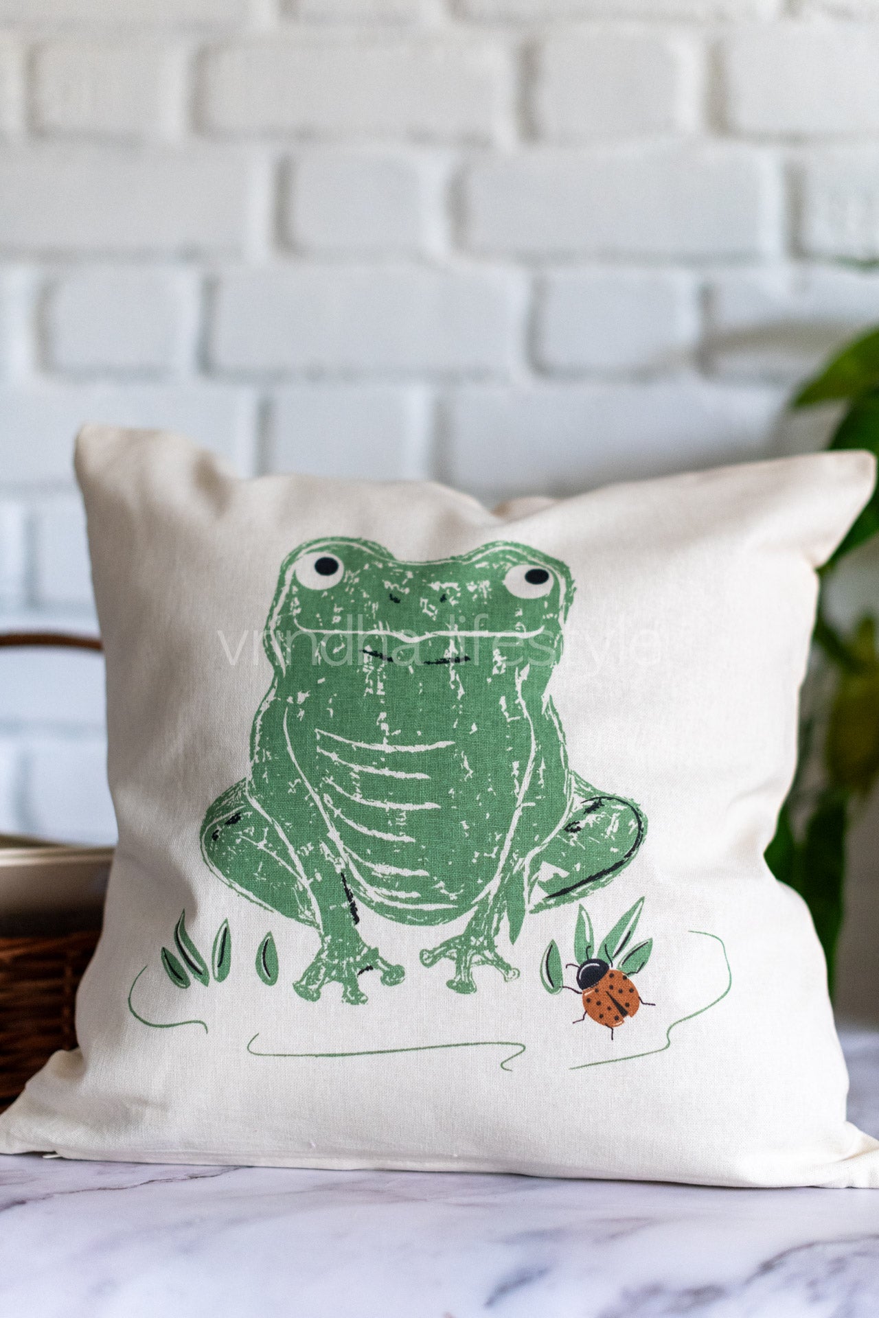 Printed cotton cushion covers-Single unit