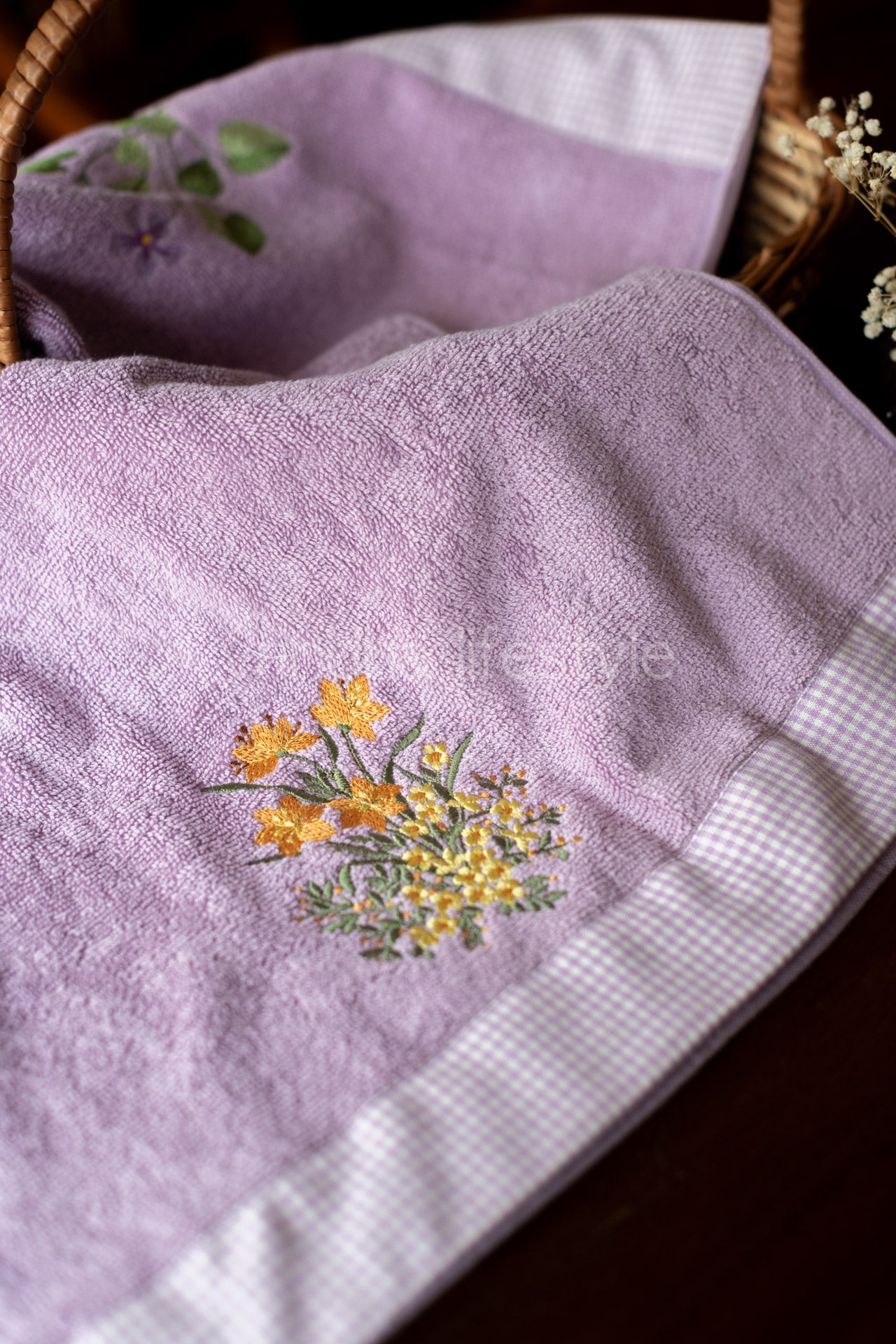 SOFT HAND TOWEL with embroidery -16x25 inches( single unit)-customisable