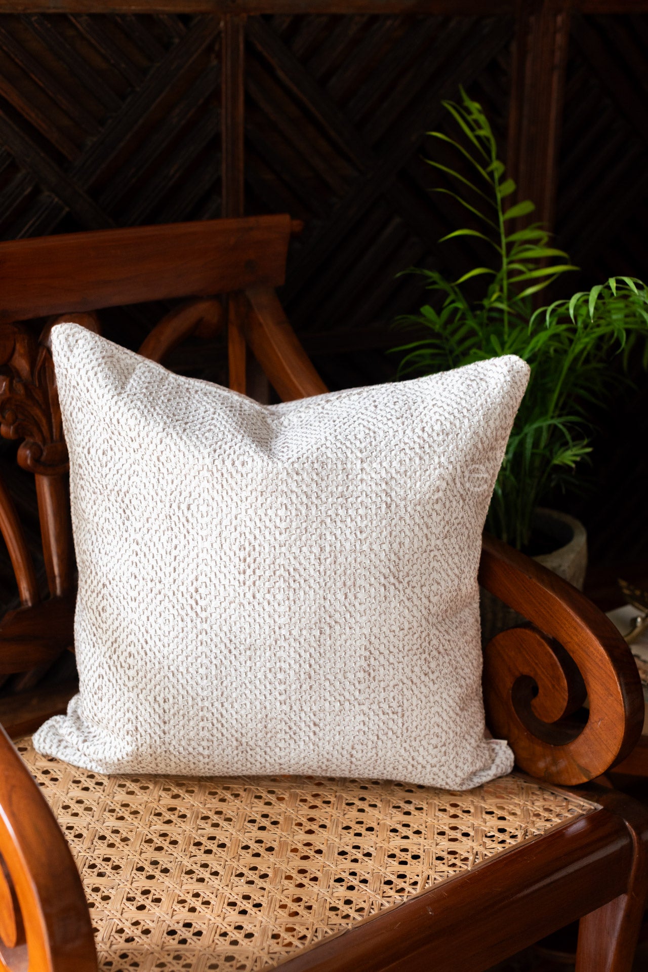 JUTE COTTON CUSHION COVERS-Single unit