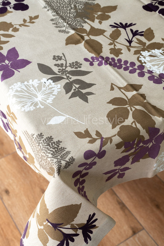 Printed table cloth -coffee table
