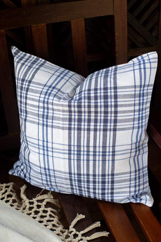 Woven cotton cushion cover -16 inches