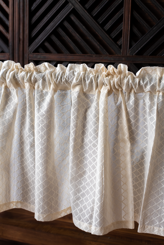 COTTON KITCHEN VALANCE-customisable