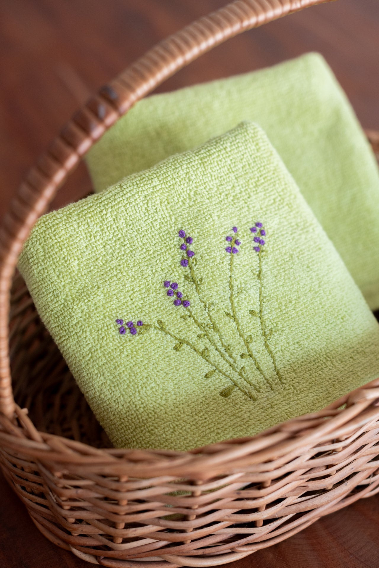 SOFT HAND TOWEL with hand embroidery -16x24 inches( Set of 2)