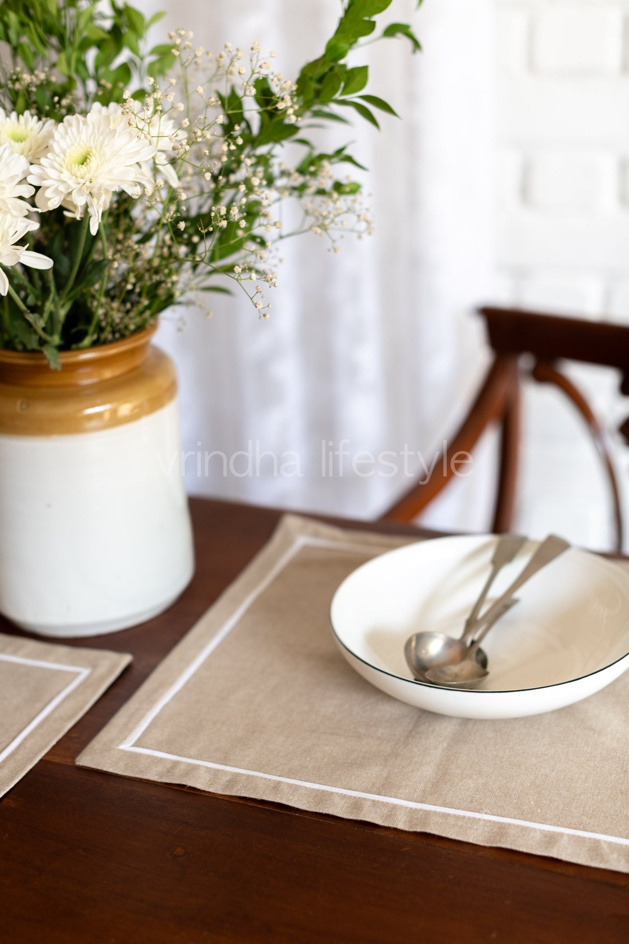 COTTON PLACEMATS -Set of 2 placemats