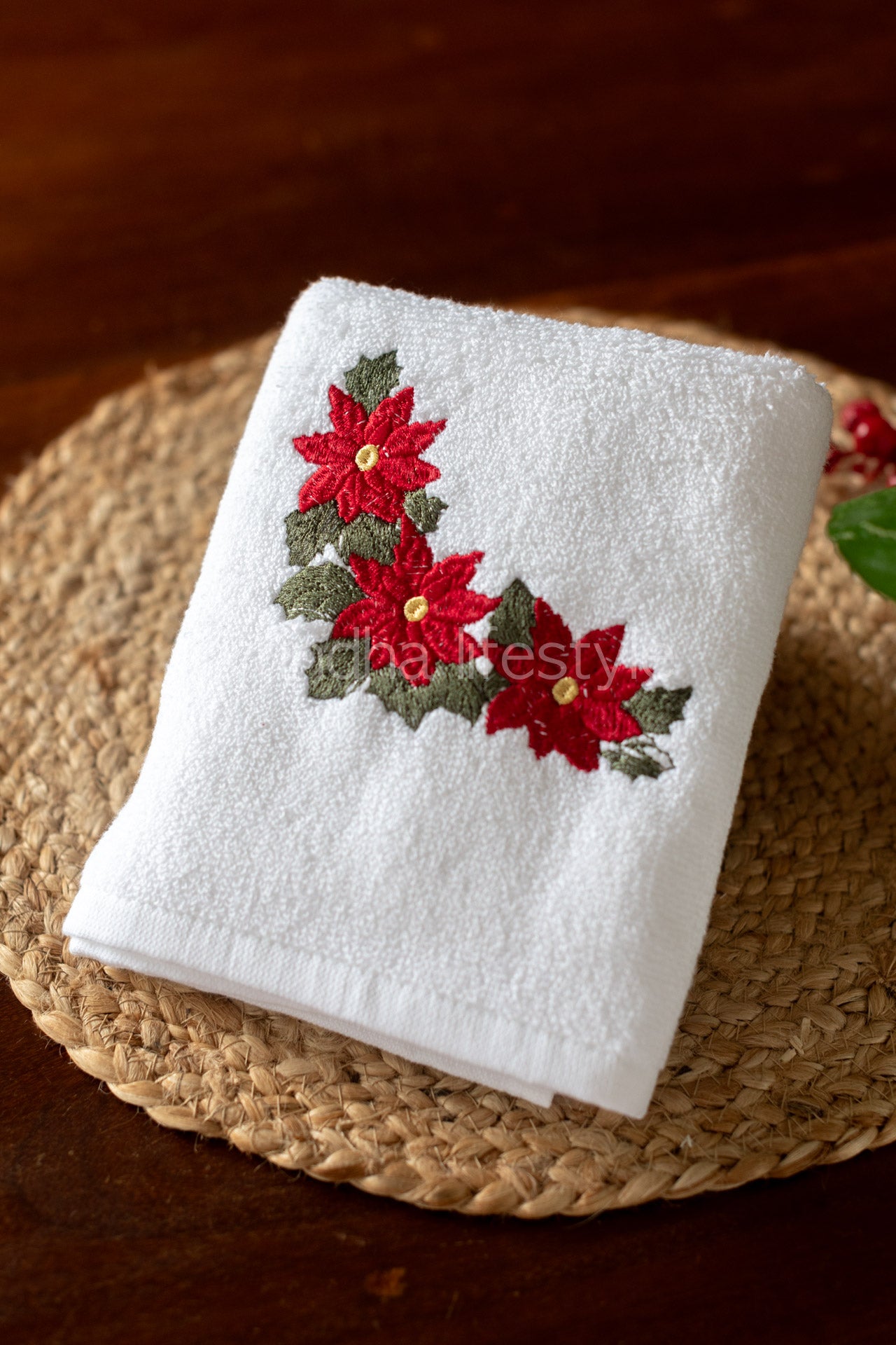 SOFT HAND TOWEL with embroidery -17x26 inches( single unit)-customisable