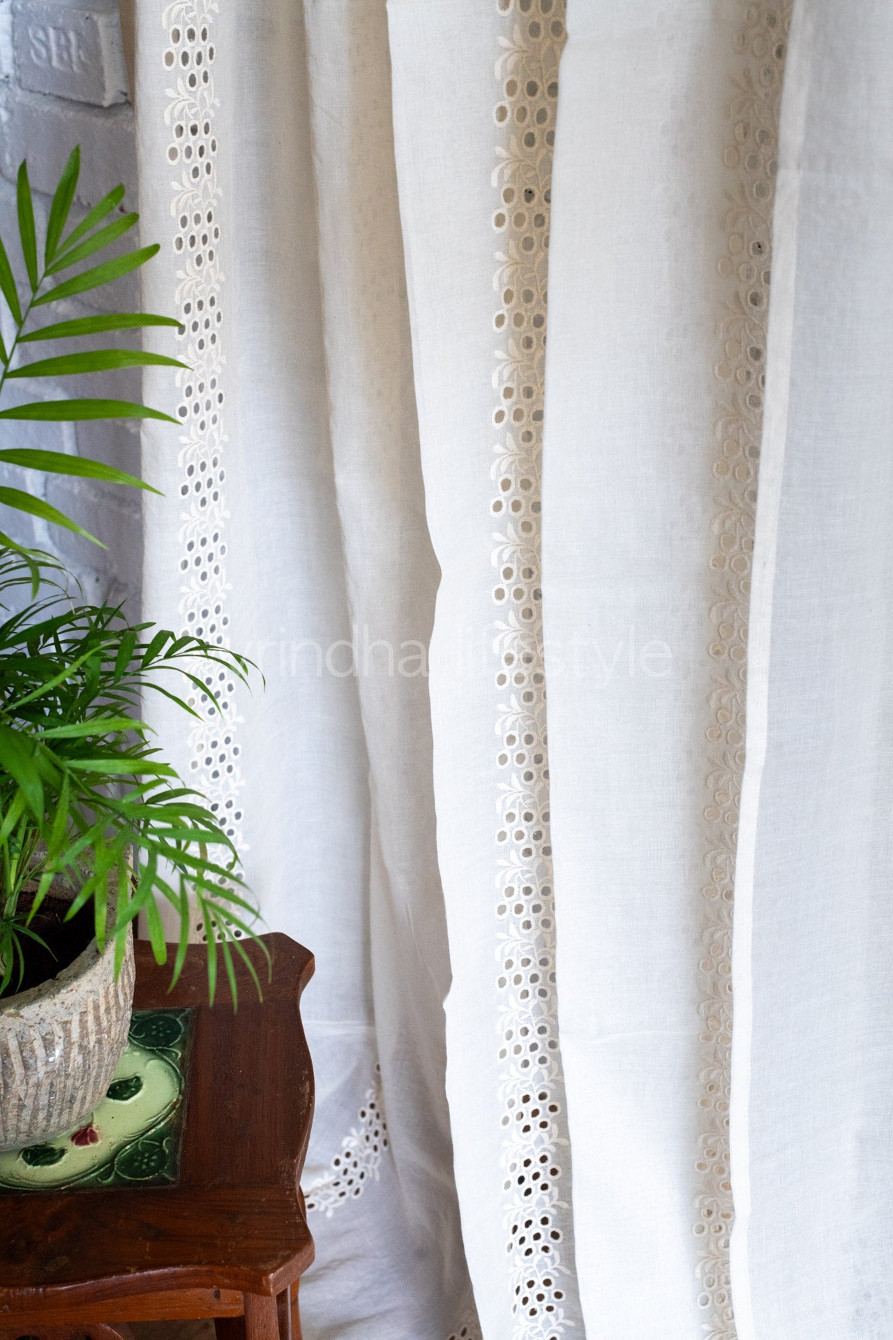 cotton sheer curtains