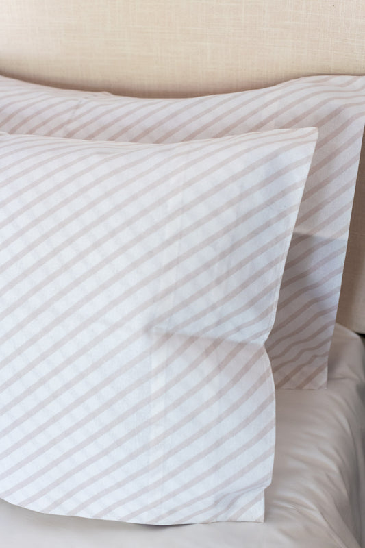 Printed cotton pillow cover-set of 2