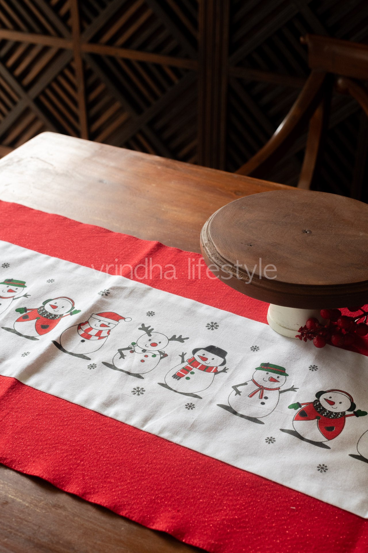 Cotton lurex table runner  -14x54 inches-customisable