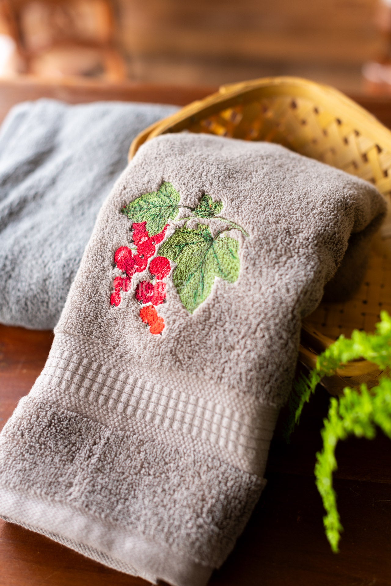 SOFT HAND TOWEL with embroidery -16x30 inches( single unit)