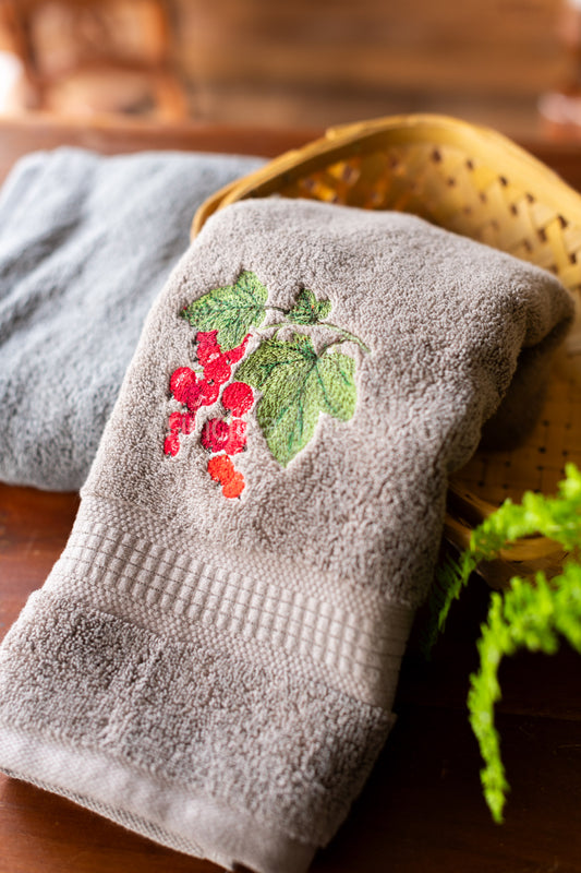 SOFT HAND TOWEL with embroidery -16x30 inches( single unit)