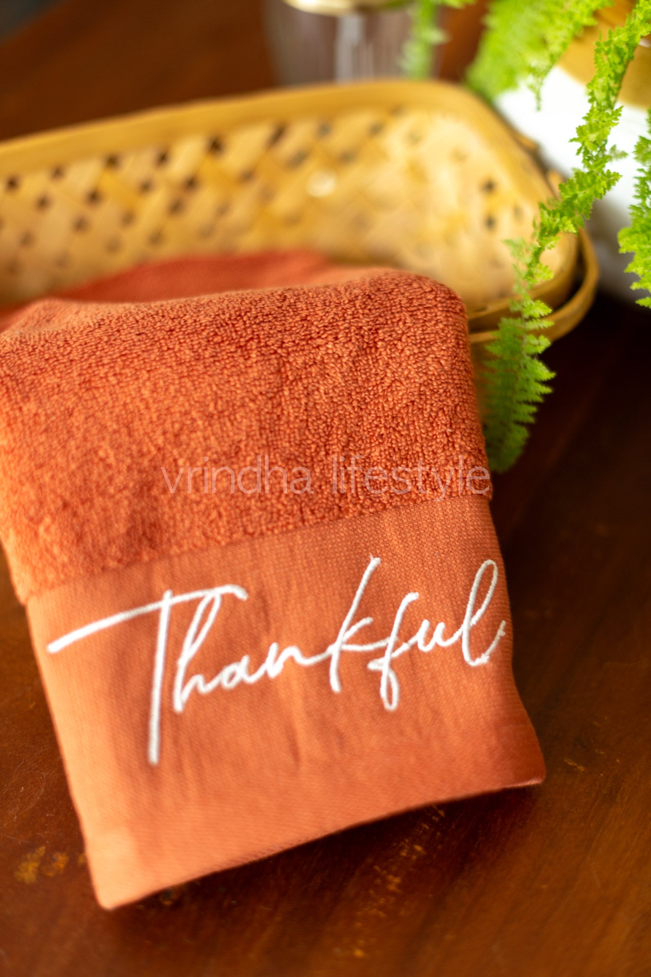 SOFT HAND TOWEL with embroidery ( single unit)