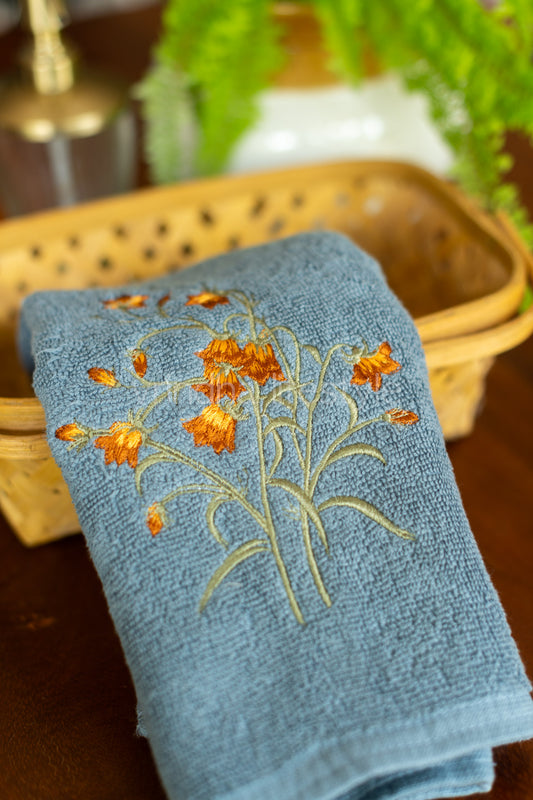 SOFT HAND TOWEL with embroidery ( single unit)