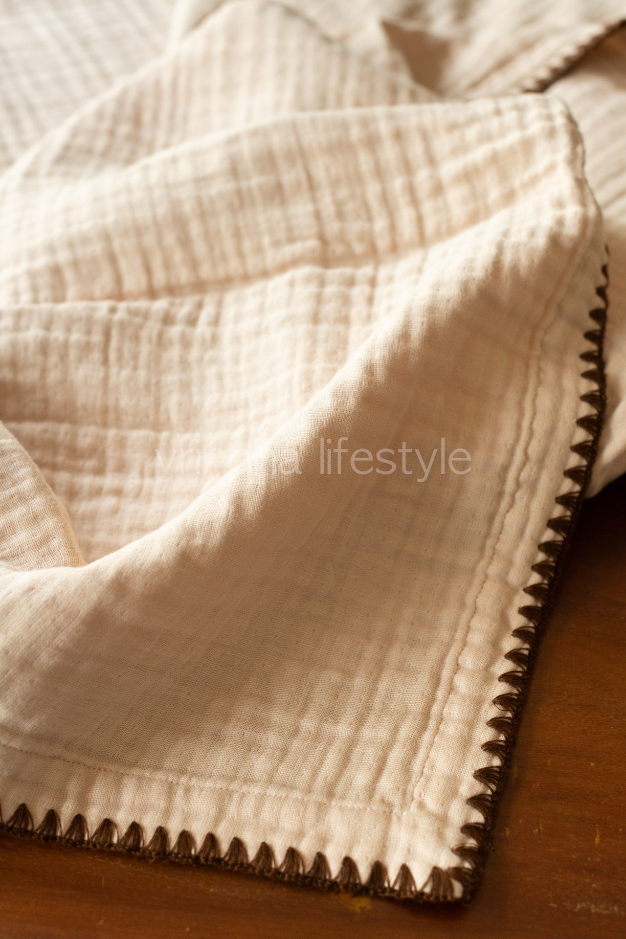 Muslin blanket ,four layer 50x56 inches (0 to 4 years )-customisable