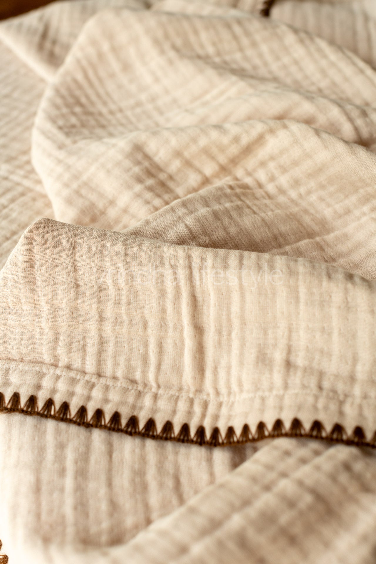 Muslin blanket ,four layer 50x56 inches (0 to 4 years )-customisable