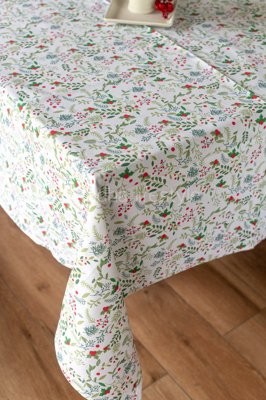 Printed cotton table cloth-8 seater