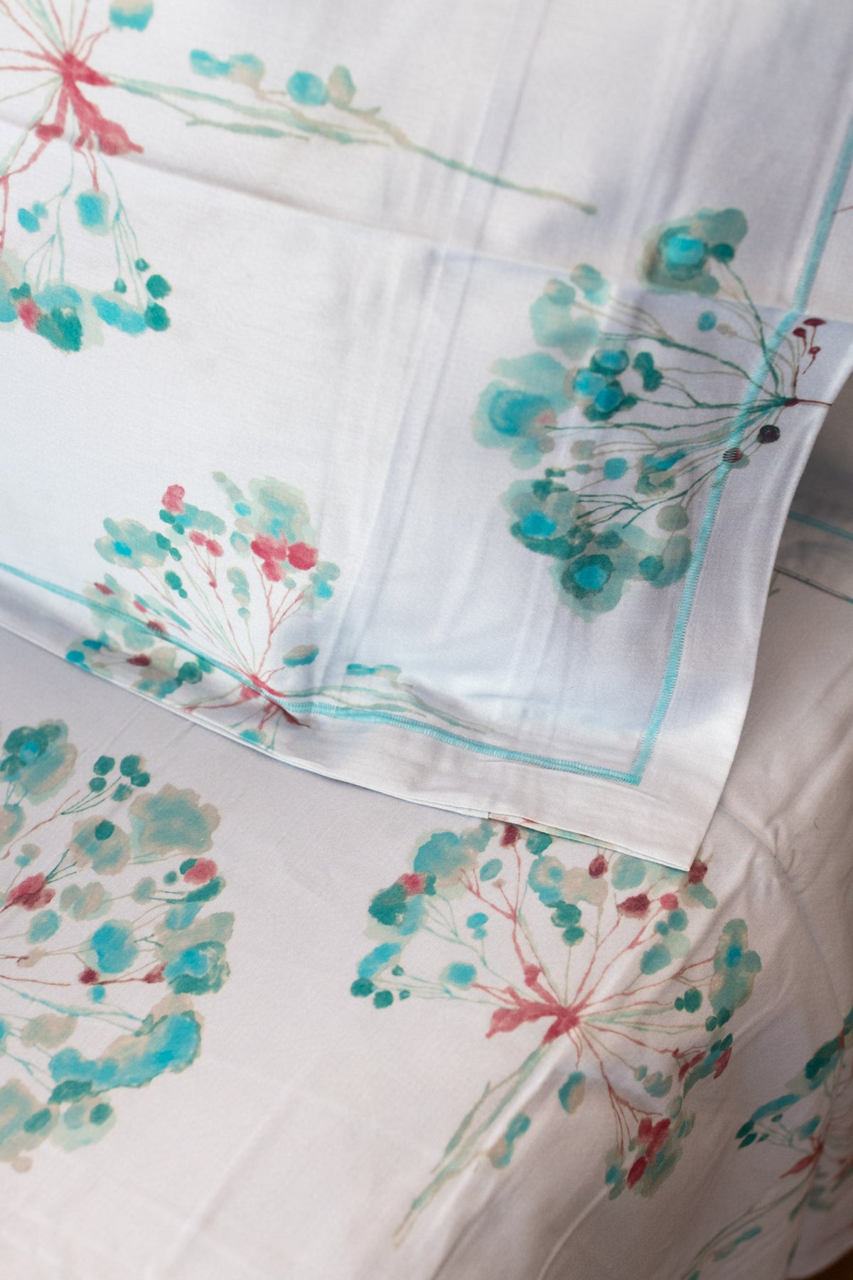 Printed Soft Satin cotton bedsheet -300 TC-Super King