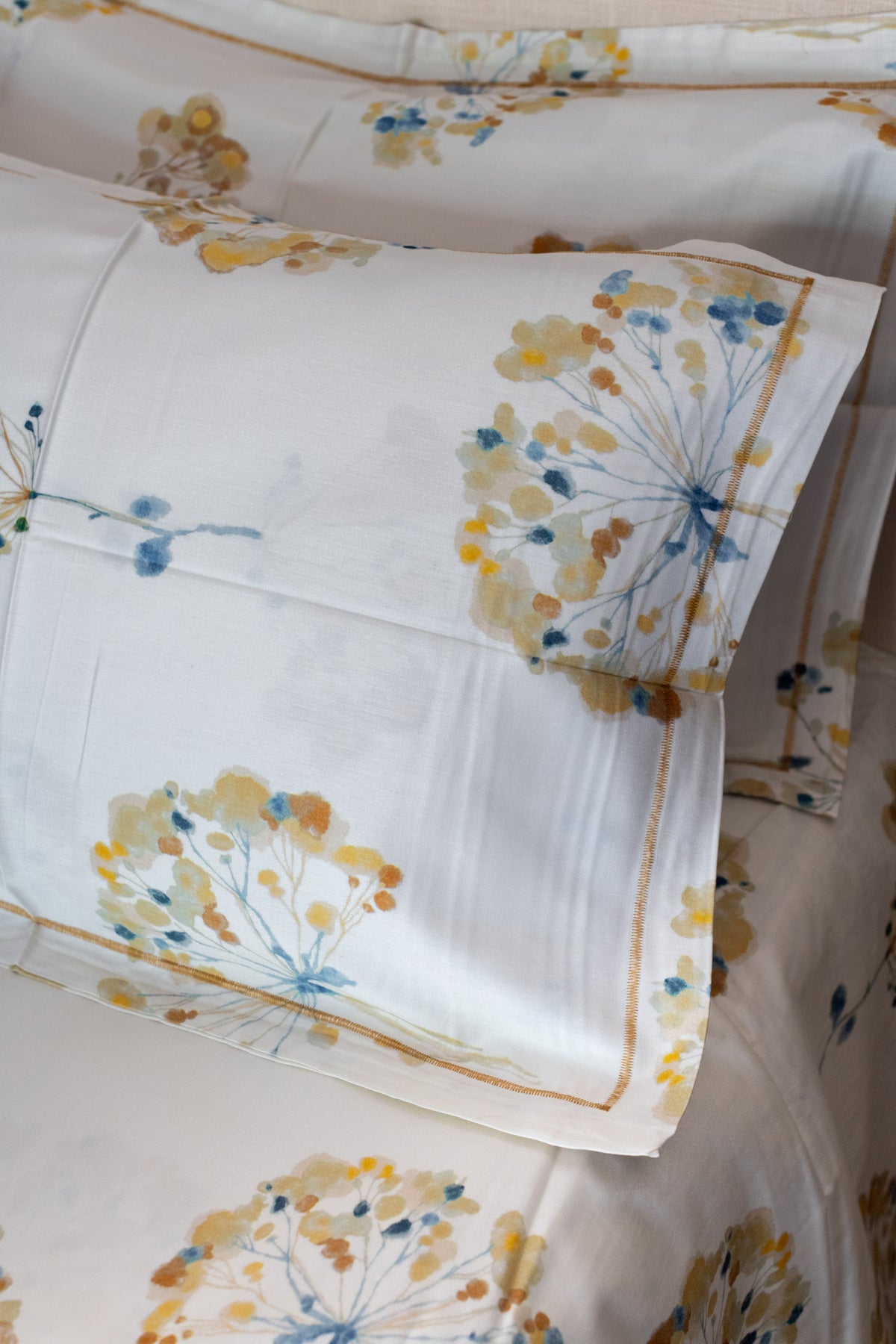 Printed Soft Satin cotton bedsheet -300 TC-Super King