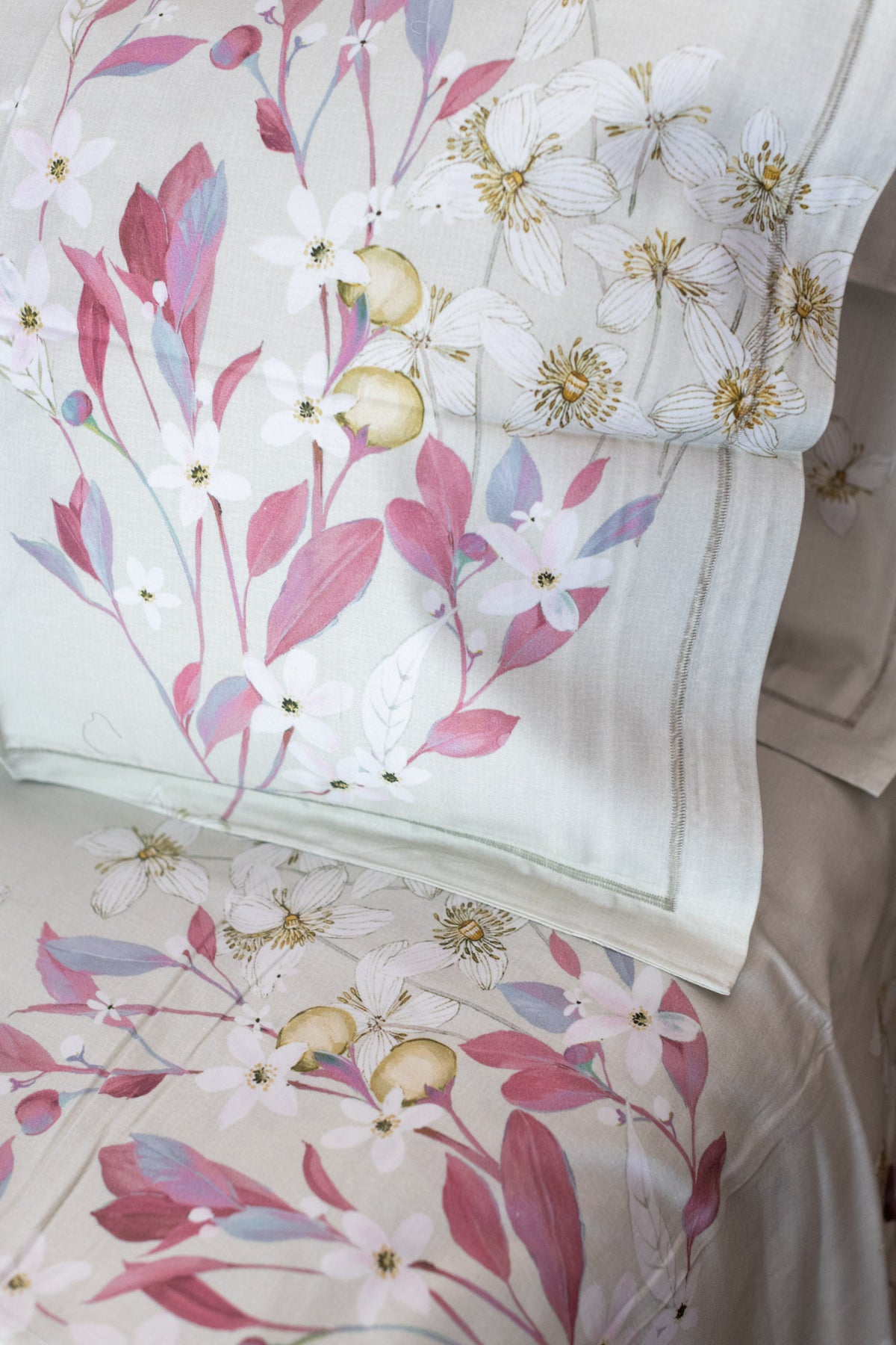 Printed Soft Satin cotton bedsheet -300 TC-Super King